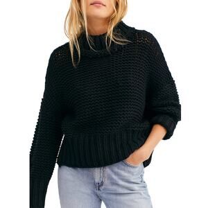 Free People My Only Sunshine Chunky Oversized Knit Sweater Size XS
